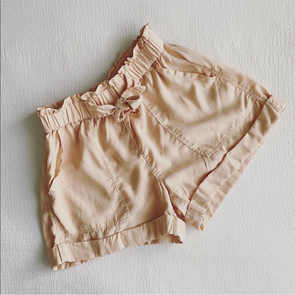 aerie Pants - ✨Aerie Peach Paper Bag Waist Shorts